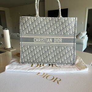 Christian Dior Book Large Tote Bag
